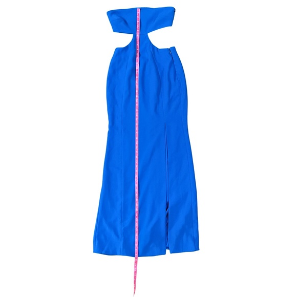 House of CB Altana Vibrant Blue Strapless Maxi Dress with Cutout - Picture 14 of 16